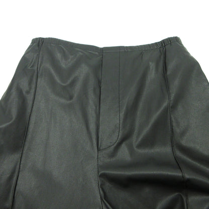 Mila Owen | ミラオーウェン フェイクレザーセンタープレスワイドイージーパンツ パンツ 09WFP254044 ブラック サイズ：1【三重本店】