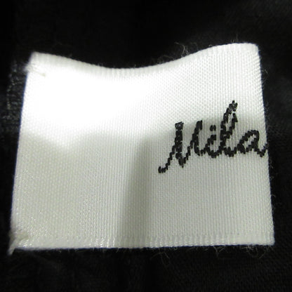 Mila Owen | ミラオーウェン フェイクレザーセンタープレスワイドイージーパンツ パンツ 09WFP254044 ブラック サイズ：1【三重本店】