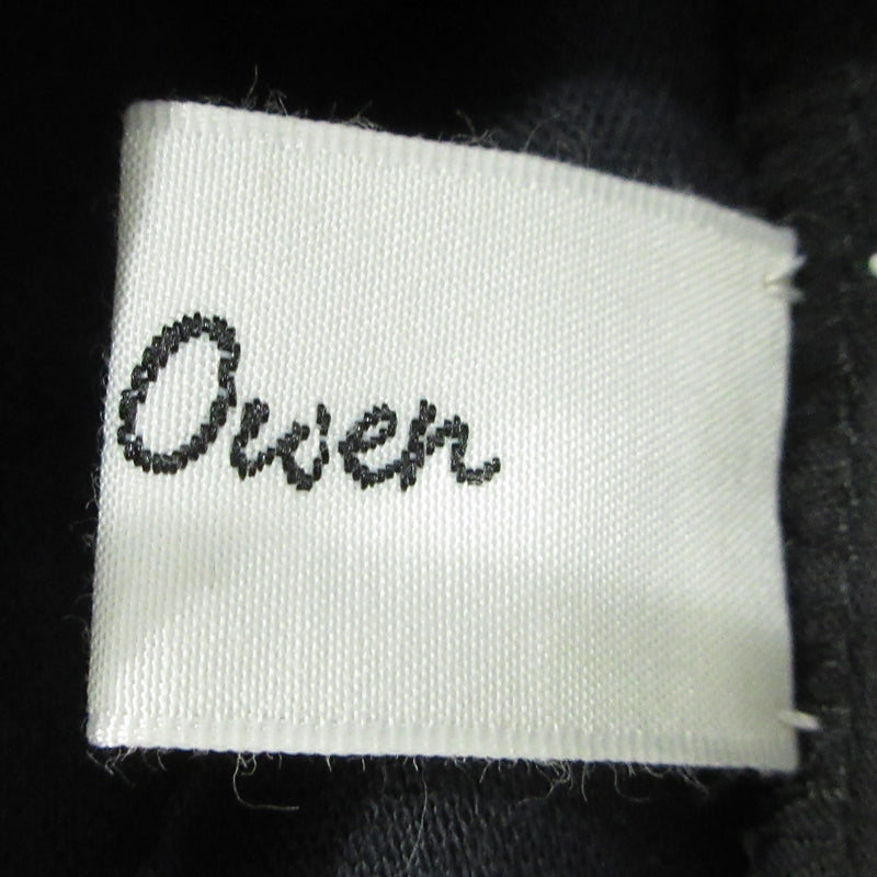 Mila Owen | ミラオーウェン フェイクレザーセンタープレスワイドイージーパンツ パンツ 09WFP254044 ブラック サイズ：1【三重本店】