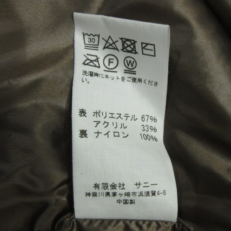 SUNNY SPORTS | サニースポーツ fleece biggest vest ベスト ブラウン サイズ：FreeSize【三重本店】