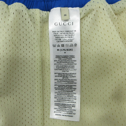 GUCCI | グッチ ネオプレンバスケットボール 23AW シェリーライン ロゴハーフパンツ 裏メッシュ ショートパンツ 752277・XJFS5 ライトベージュ アイボリー サイズ：M【三重本店】