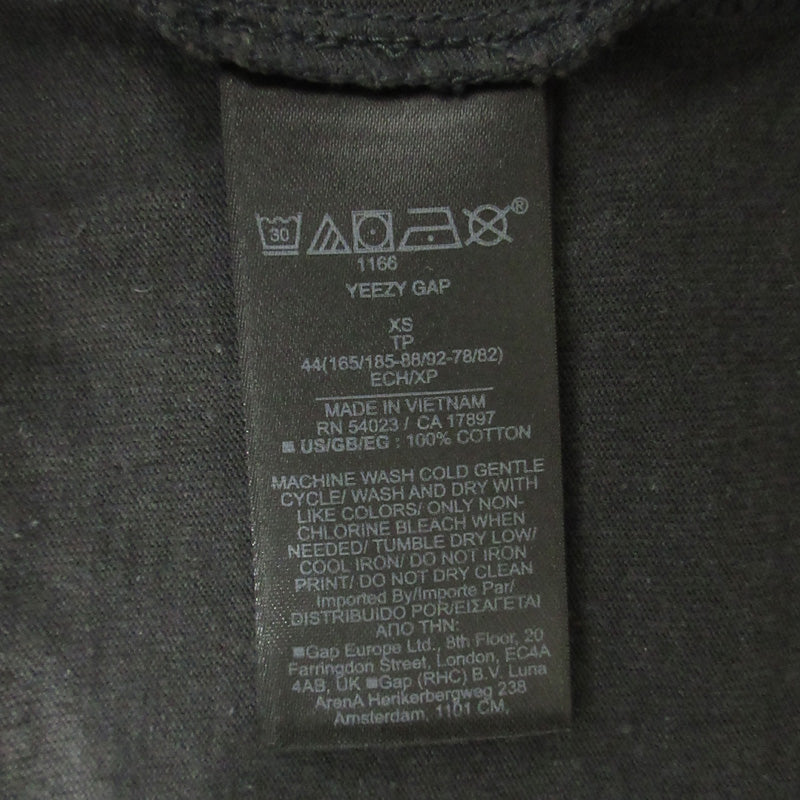 YEEZY | イージー YEEZY GAP ギャップ 長袖Tシャツ 長袖Ｔシャツ チャコールグレー サイズ：XS【三重本店】