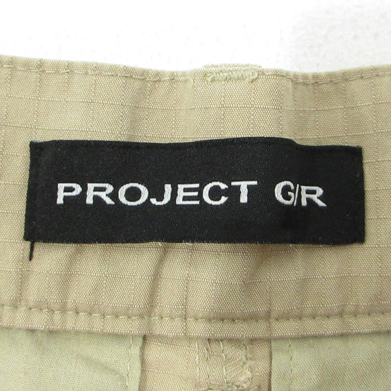 PROJECT G/R | プロジェクトジーアール 2WAYカーゴパンツ ハーフパンツ その他ボトムス ベージュ サイズ：1【三重本店】