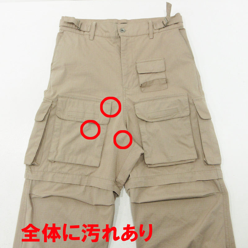PROJECT G/R | プロジェクトジーアール 2WAYカーゴパンツ ハーフパンツ その他ボトムス ベージュ サイズ：1【三重本店】
