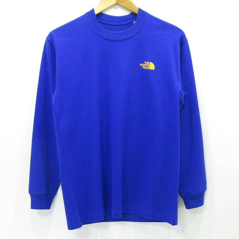 THE NORTH FACE | ザ・ノースフェイス L/S Back Square Logo Tee ロングスリーブバックスクエアロゴティー ロゴプリント長袖Tシャツ 長袖Ｔシャツ NT82333 ブルー サイズ：XS【三重本店】