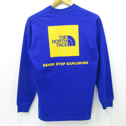 THE NORTH FACE | ザ・ノースフェイス L/S Back Square Logo Tee ロングスリーブバックスクエアロゴティー ロゴプリント長袖Tシャツ 長袖Ｔシャツ NT82333 ブルー サイズ：XS【三重本店】