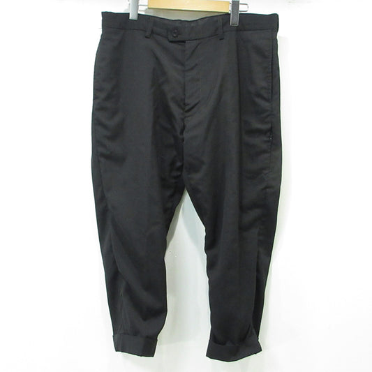 KAPTAIN SUNSHINE | キャプテンサンシャイン × BEAMS＋ ビームス ウール混クロップドパンツ サイドジップポケット付き クロップドパンツ KSB 5S03 ブラック サイズ：XL【三重本店】