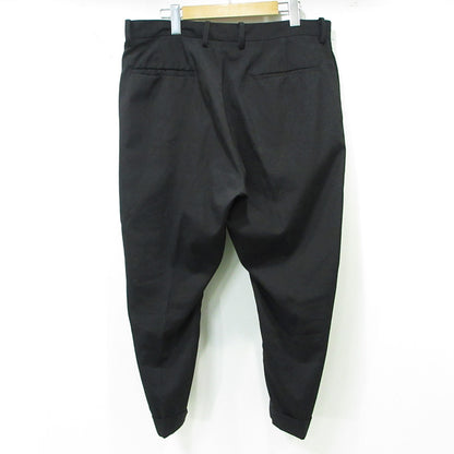 KAPTAIN SUNSHINE | キャプテンサンシャイン × BEAMS＋ ビームス ウール混クロップドパンツ サイドジップポケット付き クロップドパンツ KSB 5S03 ブラック サイズ：XL【三重本店】