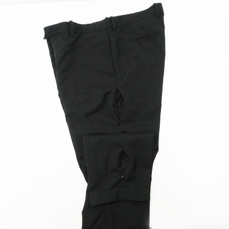 KAPTAIN SUNSHINE | キャプテンサンシャイン × BEAMS＋ ビームス ウール混クロップドパンツ サイドジップポケット付き クロップドパンツ KSB 5S03 ブラック サイズ：XL【三重本店】