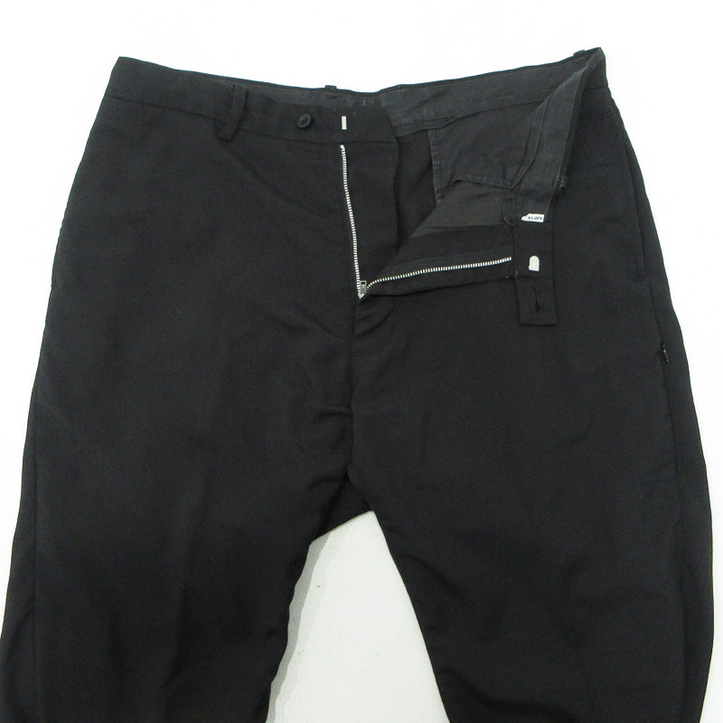 KAPTAIN SUNSHINE | キャプテンサンシャイン × BEAMS＋ ビームス ウール混クロップドパンツ サイドジップポケット付き クロップドパンツ KSB 5S03 ブラック サイズ：XL【三重本店】