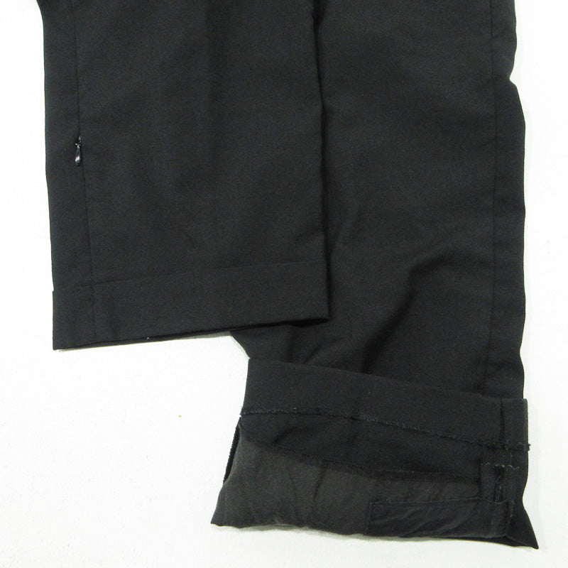 KAPTAIN SUNSHINE | キャプテンサンシャイン × BEAMS＋ ビームス ウール混クロップドパンツ サイドジップポケット付き クロップドパンツ KSB 5S03 ブラック サイズ：XL【三重本店】