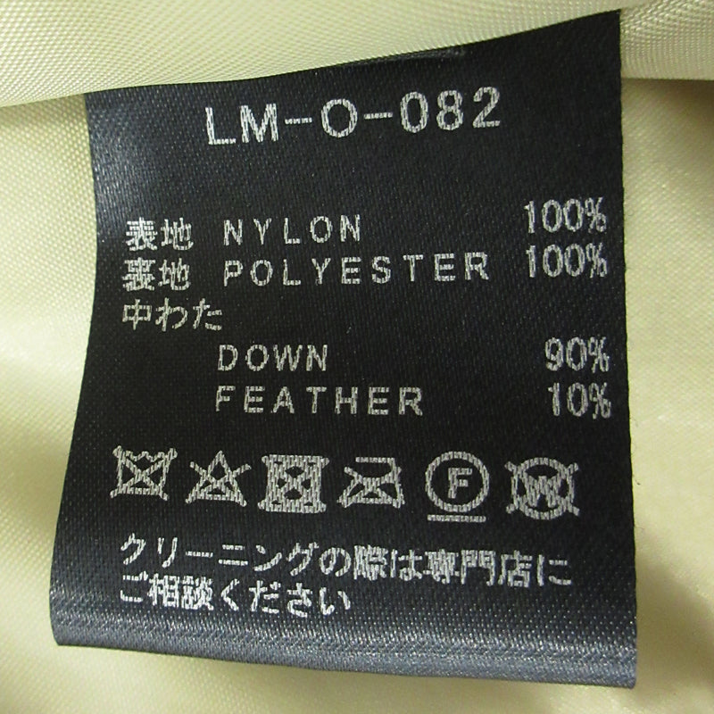 LA MOND | ラモンド STAND DOWN MILITARY JACKET ダウンジャケット LM-0-082 ベージュ サイズ：3【三重本店】