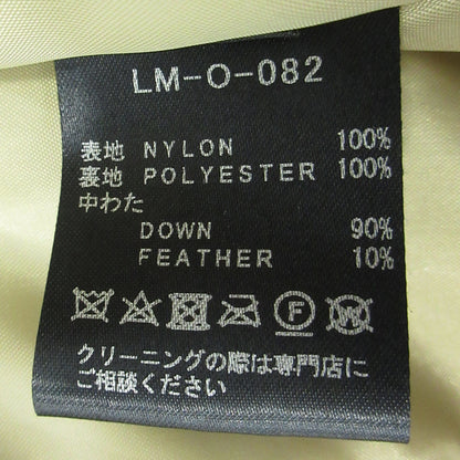 LA MOND | ラモンド STAND DOWN MILITARY JACKET ダウンジャケット LM-0-082 ベージュ サイズ：3【三重本店】