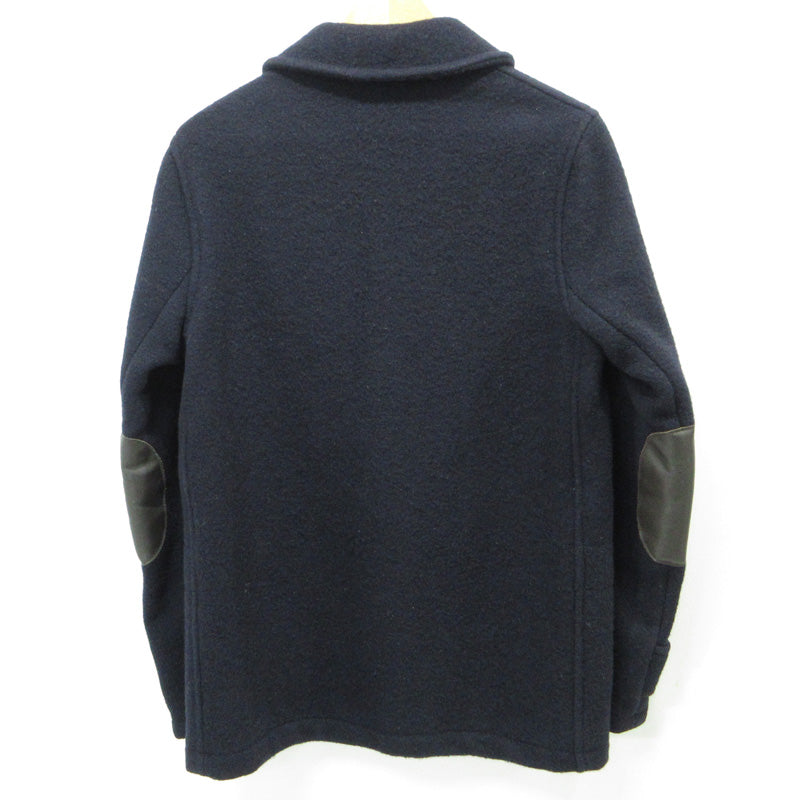 Gloverall | グローバーオール × YMC ワイエムシー エルボーパッチ付きウールダッフルコート ダッフルコート ネイビー サイズ：XS【三重本店】