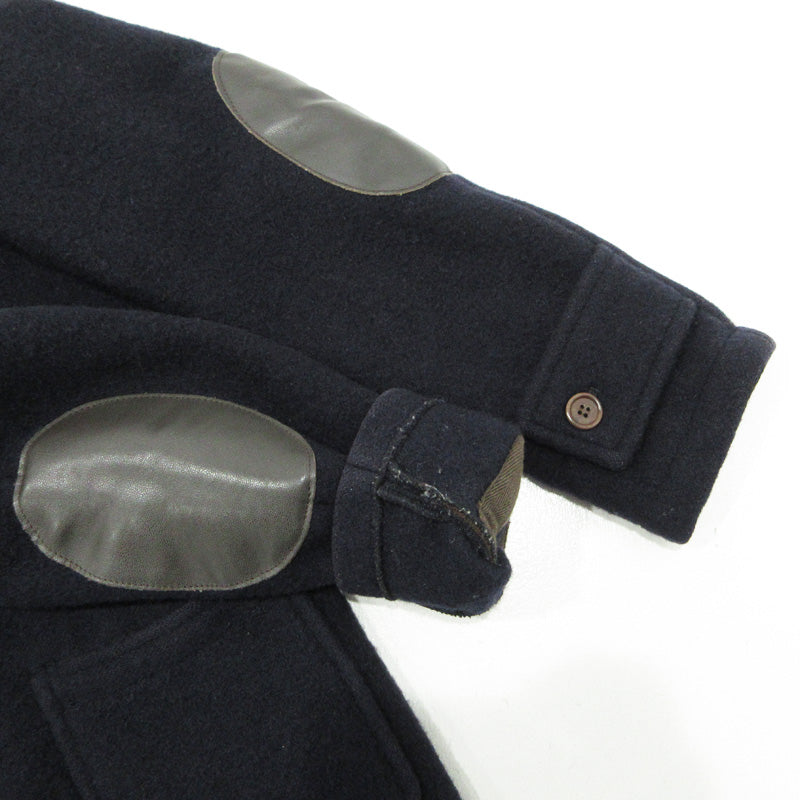 Gloverall | グローバーオール × YMC ワイエムシー エルボーパッチ付きウールダッフルコート ダッフルコート ネイビー サイズ：XS【三重本店】