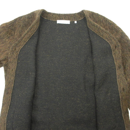 Our Legacy | アワーレガシー Cardigan Olive Melange Mohair メランジモヘヤカーディガン ウール・アルパカ混長袖カーディガン レザーボタン カーディガン M4213CRM ブラウン系 カーキ サイズ：48【三重本店】