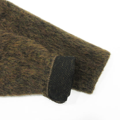 Our Legacy | アワーレガシー Cardigan Olive Melange Mohair メランジモヘヤカーディガン ウール・アルパカ混長袖カーディガン レザーボタン カーディガン M4213CRM ブラウン系 カーキ サイズ：48【三重本店】