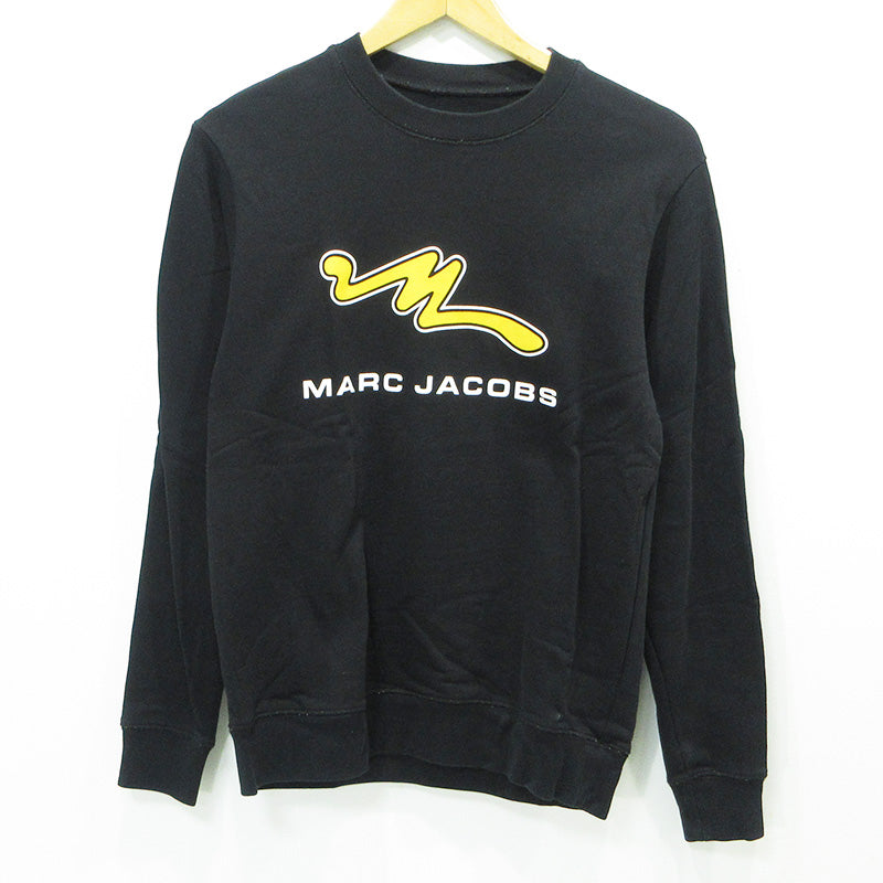 MARC JACOBS | マークジェイコブス ロゴプリント長袖スウェットシャツ スウェット P1000014 ブラック サイズ：XS【三重本店】