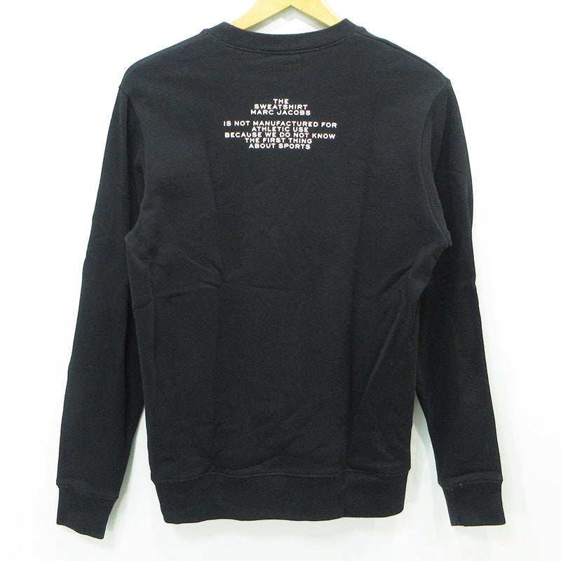 MARC JACOBS | マークジェイコブス ロゴプリント長袖スウェットシャツ スウェット P1000014 ブラック サイズ：XS【三重本店】