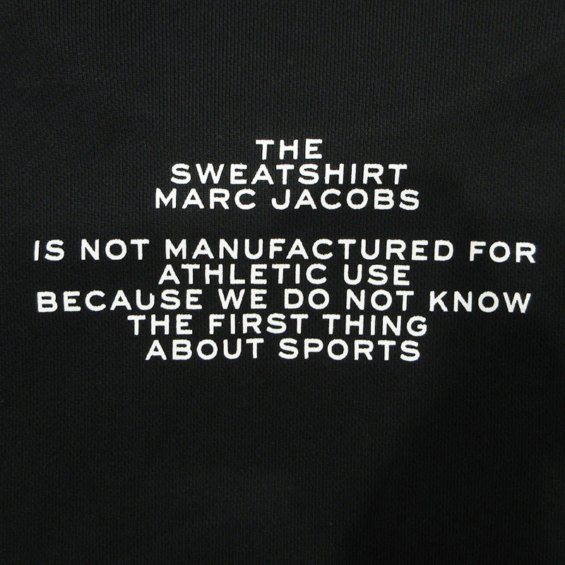MARC JACOBS | マークジェイコブス ロゴプリント長袖スウェットシャツ スウェット P1000014 ブラック サイズ：XS【三重本店】