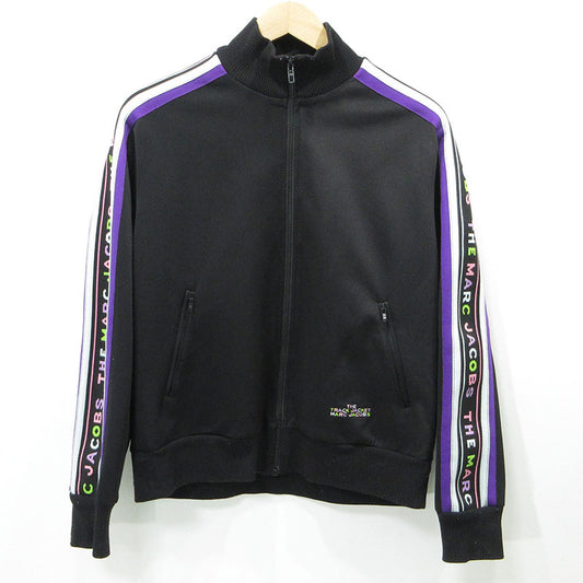 MARC JACOBS | マークジェイコブス ロゴライントラックジャケット ジャージ V2000008 ブラック サイズ：S【三重本店】