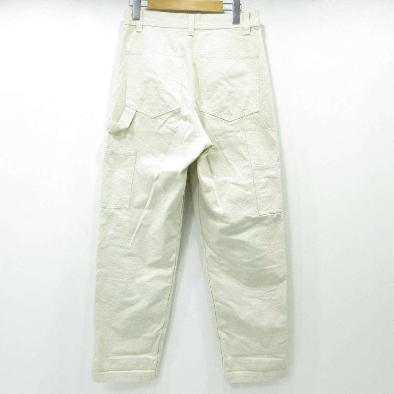 MHL | エムエイチエル ダブルニーペインターパンツ Wニーワークパンツ パンツ 595-8240503 ホワイト アイボリー 生成り サイズ：1【三重本店】