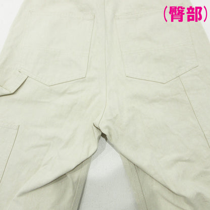 MHL | エムエイチエル ダブルニーペインターパンツ Wニーワークパンツ パンツ 595-8240503 ホワイト アイボリー 生成り サイズ：1【三重本店】