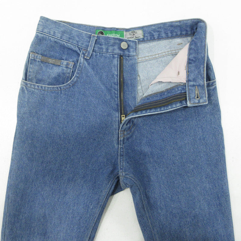 GOURMET JEANS | グルメジーンズ TYPE-1 NARROW ジップフライデニムパンツ 裾スリット デニムパンツ ブルー サイズ：不明【三重本店】