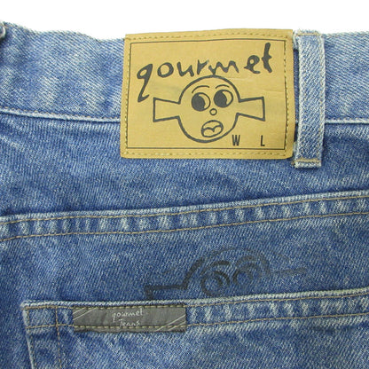 GOURMET JEANS | グルメジーンズ TYPE-1 NARROW ジップフライデニムパンツ 裾スリット デニムパンツ ブルー サイズ：不明【三重本店】