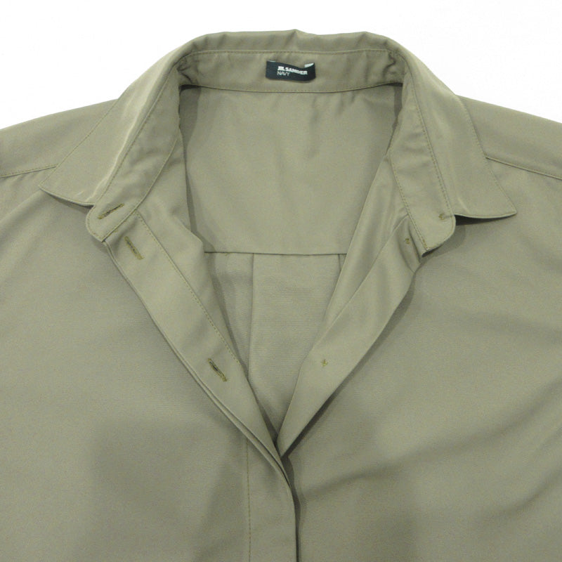 JIL SANDER | ジルサンダー NAVY ネイビー 長袖シャツ 長袖シャツ JNWM6017 カーキグリーン(315) サイズ：38【三重本店】