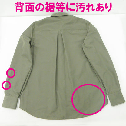 JIL SANDER | ジルサンダー NAVY ネイビー 長袖シャツ 長袖シャツ JNWM6017 カーキグリーン(315) サイズ：38【三重本店】