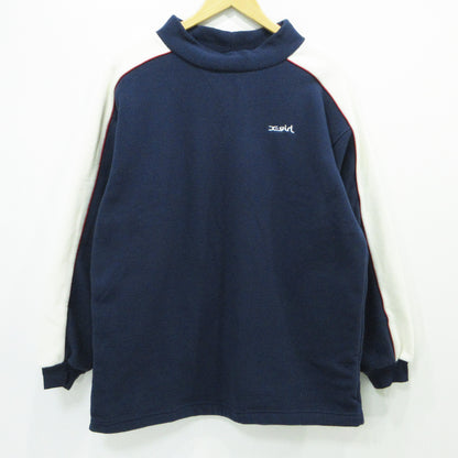X-girl | エックスガール FLEECE TUNIC TOP 配色切替 その他トップス 105224013006 ネイビー サイズ：M【三重本店】