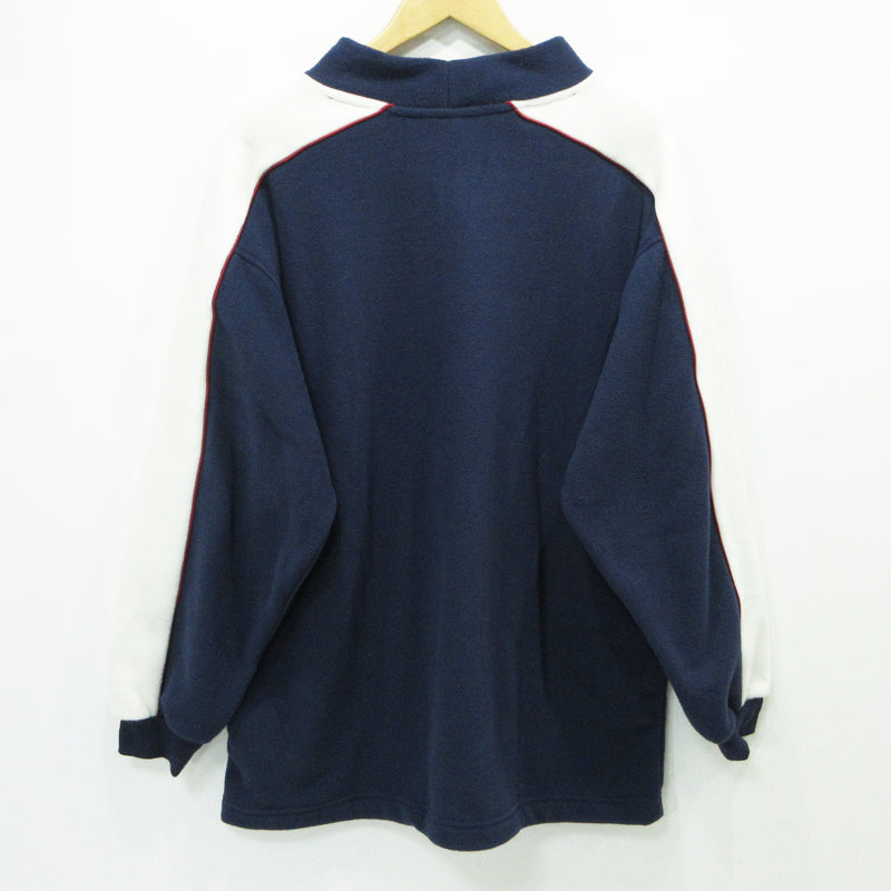 X-girl | エックスガール FLEECE TUNIC TOP 配色切替 その他トップス 105224013006 ネイビー サイズ：M【三重本店】