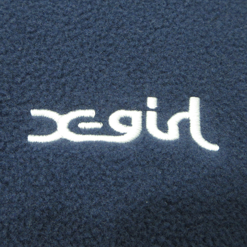 X-girl | エックスガール FLEECE TUNIC TOP 配色切替 その他トップス 105224013006 ネイビー サイズ：M【三重本店】