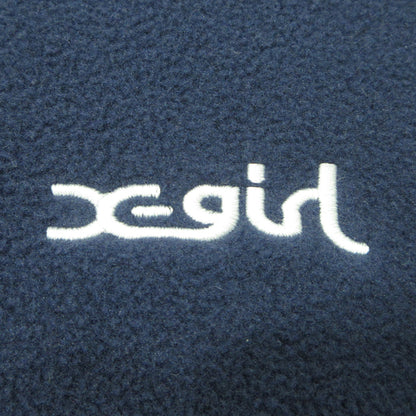 X-girl | エックスガール FLEECE TUNIC TOP 配色切替 その他トップス 105224013006 ネイビー サイズ：M【三重本店】