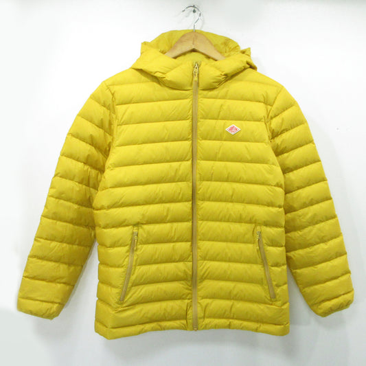Danton | ダントン middle down hooded jacket ダウンジャケット イエロー サイズ：40【三重本店】