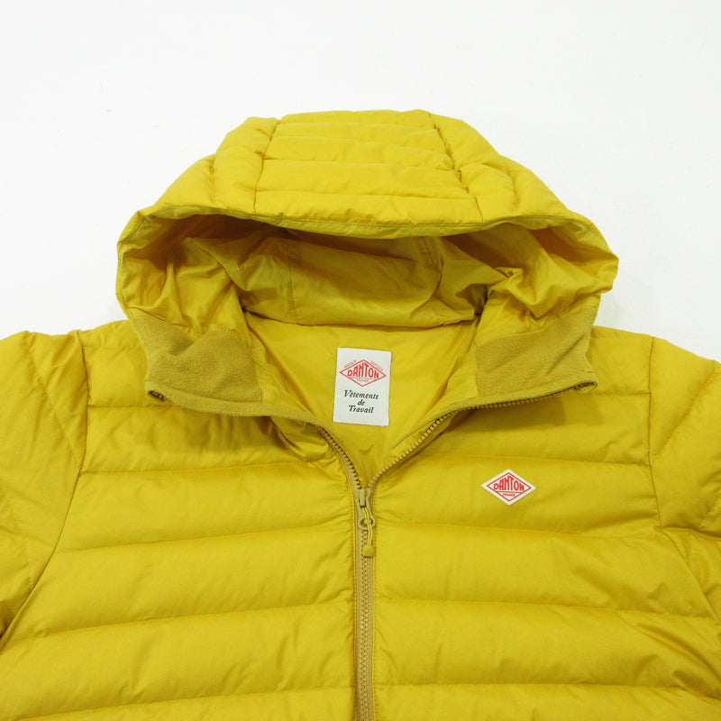 Danton | ダントン middle down hooded jacket ダウンジャケット イエロー サイズ：40【三重本店】