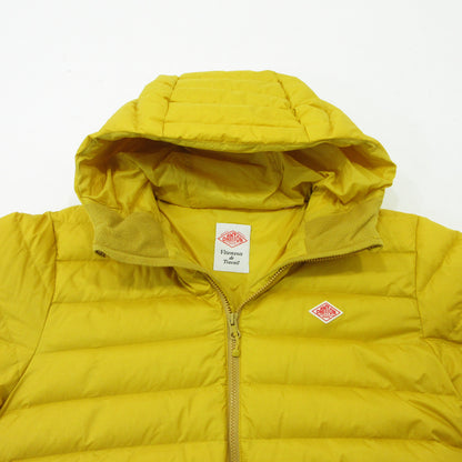 Danton | ダントン middle down hooded jacket ダウンジャケット イエロー サイズ：40【三重本店】