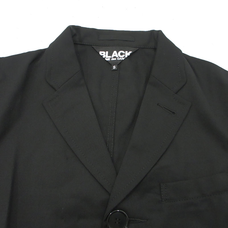 BLACK COMME des GARCONS | ブラックコムデギャルソン テーラードジャケット 1E-J203 ブラック サイズ：S【三重本店】