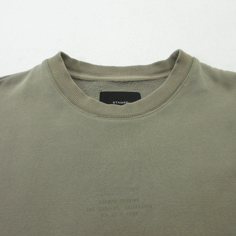 STAMPD | スタンプドゥ SWEAT SHIRT WASHED STACKED LOGO CREWNECK スウェット グレージュ サイズ：L【三重本店】