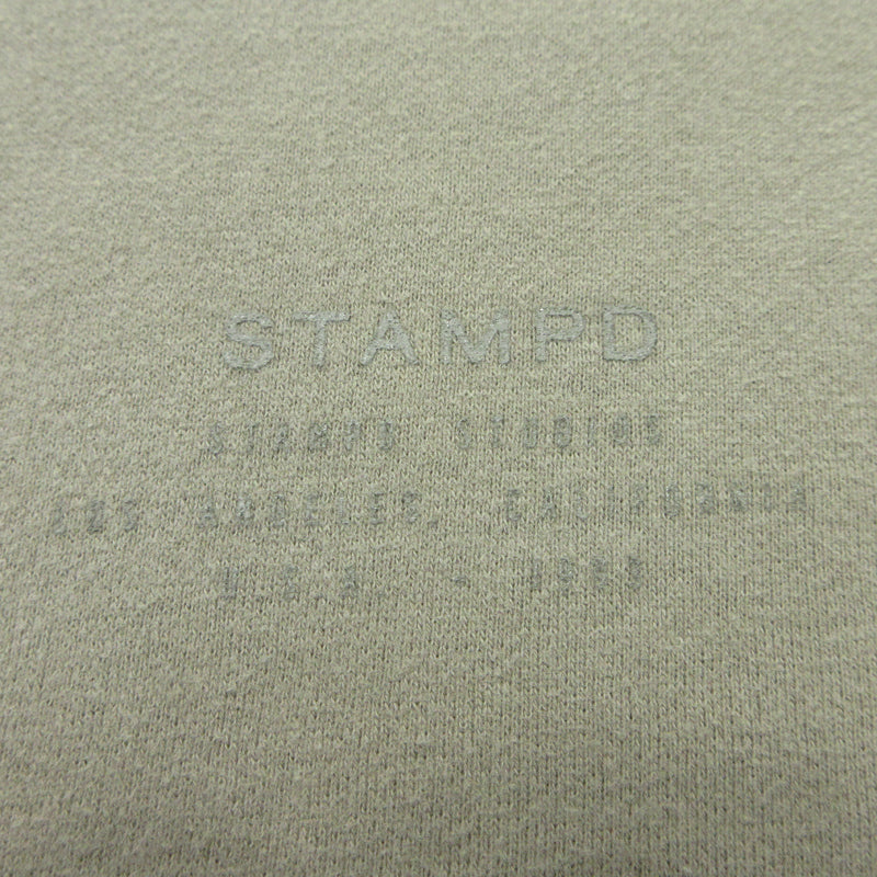 STAMPD | スタンプドゥ SWEAT SHIRT WASHED STACKED LOGO CREWNECK スウェット グレージュ サイズ：L【三重本店】