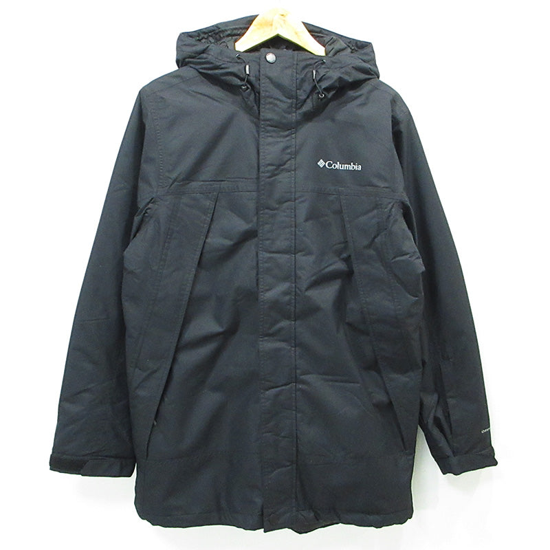 Columbia | コロンビア Shotski Jacket ショッキジャケット ロゴプリントOMNI-TECH中綿ジャケット 防水マウンテンパーカー 中綿ジャケット 225 WE4984 ブラック サイズ：M【三重本店】