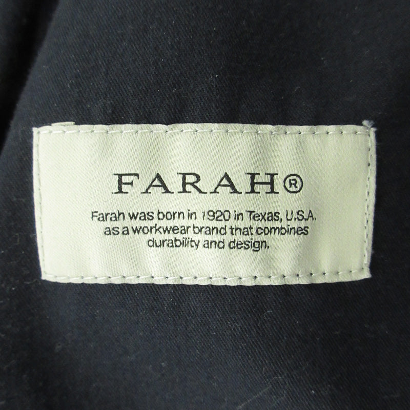 FARAH | ファーラー タックウールスラックス パンツ FR0501-M4009 ブラック サイズ：30【三重本店】