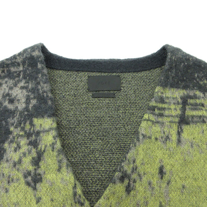 YOKE | ヨーク JACQUARD MOHAIR CARDIGAN カーディガン YK24FW0814S グレー×イエロー系 サイズ：2【三重本店】