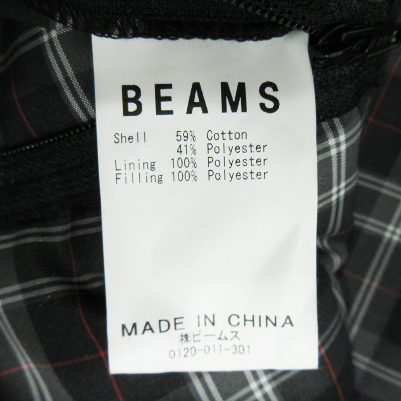 BEAMS | ビームス × SSZ エスエスズィー サンプル品 BERRY LONG COAT ベリーロングコート 中綿ジャケット 中綿ジャケット 18F-SK008 ブラック サイズ：S【三重本店】