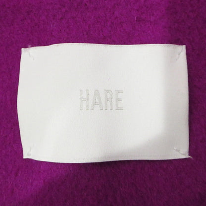 HARE | ハレ スタンドエリロングコート スタンドカラーウール混コート その他アウター HAL07082AD パープル ワインレッド系(アマラント) サイズ：FreeSize【三重本店】