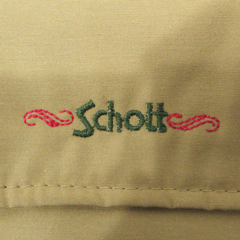 schott | ショット ロゴ刺繍ダウンジャケット 80's～90's ダウンジャケット ベージュ サイズ：表記サイズ(US)【三重本店】