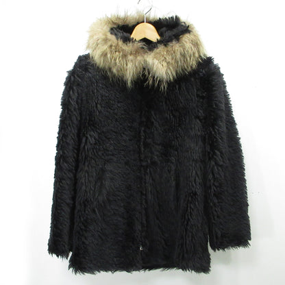 SAINT LAURENT | サンローラン ラクーンファージャケット その他アウター 531195 ブラック サイズ：42【三重本店】