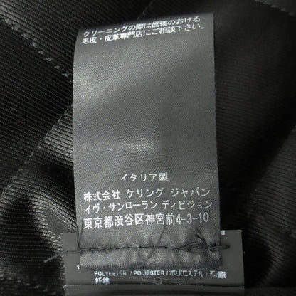 SAINT LAURENT | サンローラン ラクーンファージャケット その他アウター 531195 ブラック サイズ：42【三重本店】