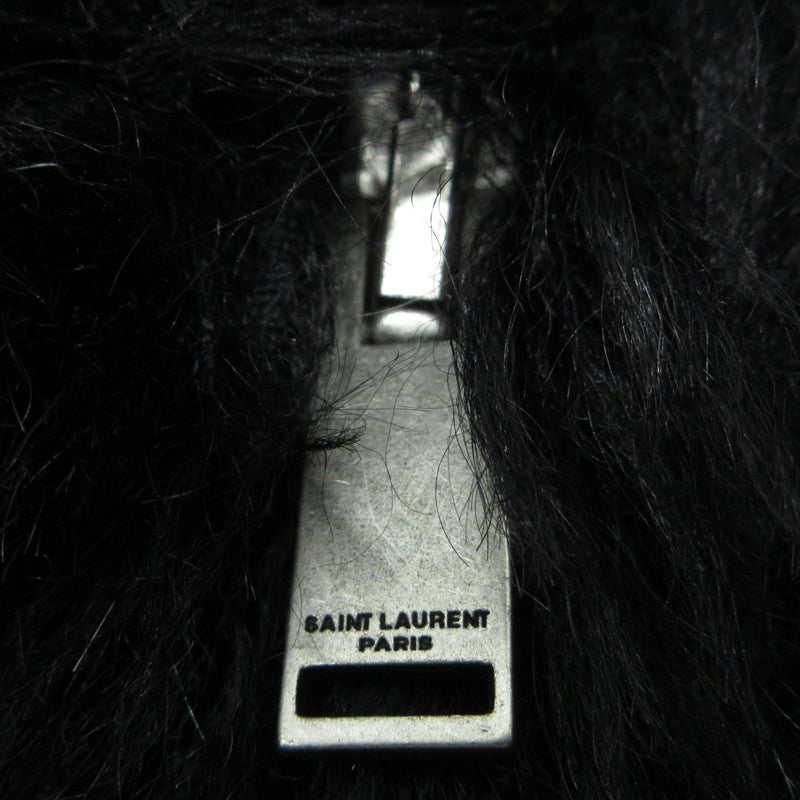 SAINT LAURENT | サンローラン ラクーンファージャケット その他アウター 531195 ブラック サイズ：42【三重本店】